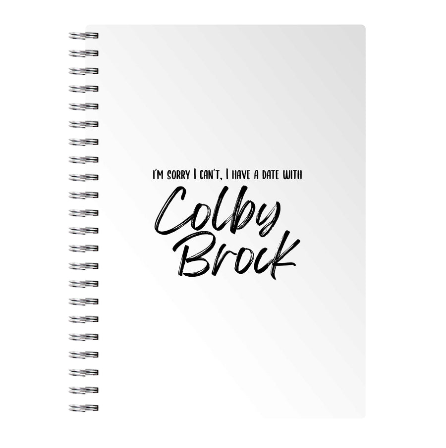 Date With Colby - Sam And Colby Notebook