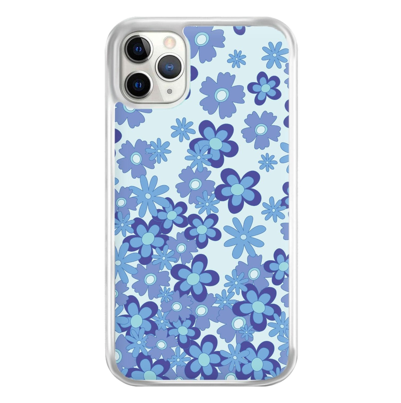 Blue Flowers - Floral Patterns Phone Case
