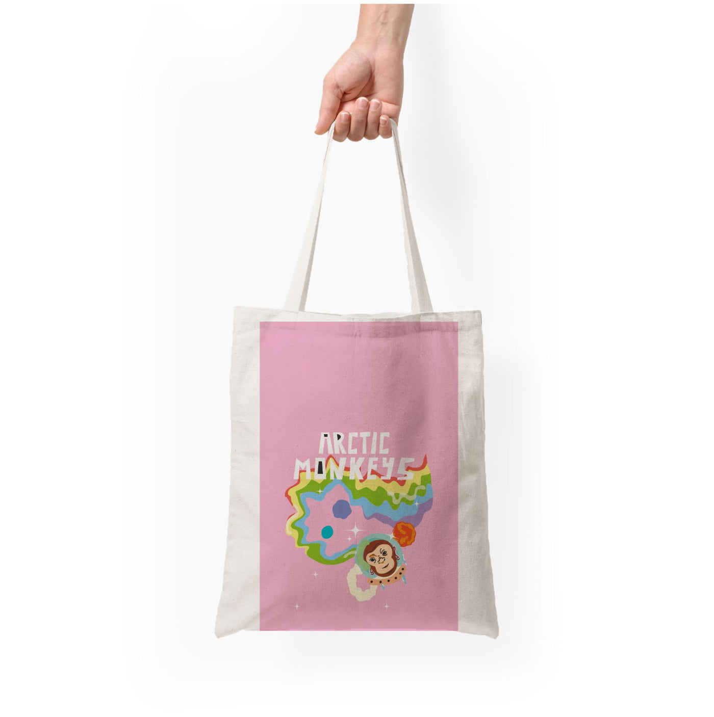 Artic Monkeys - Pink Tote Bag