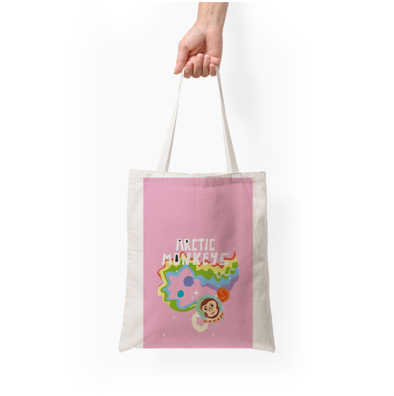 A Monkeys - Pink Tote Bag