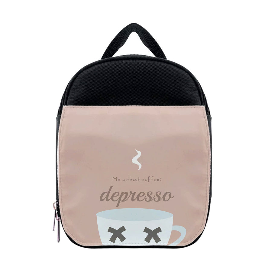 Depresso - Funny Quotes Lunchbox