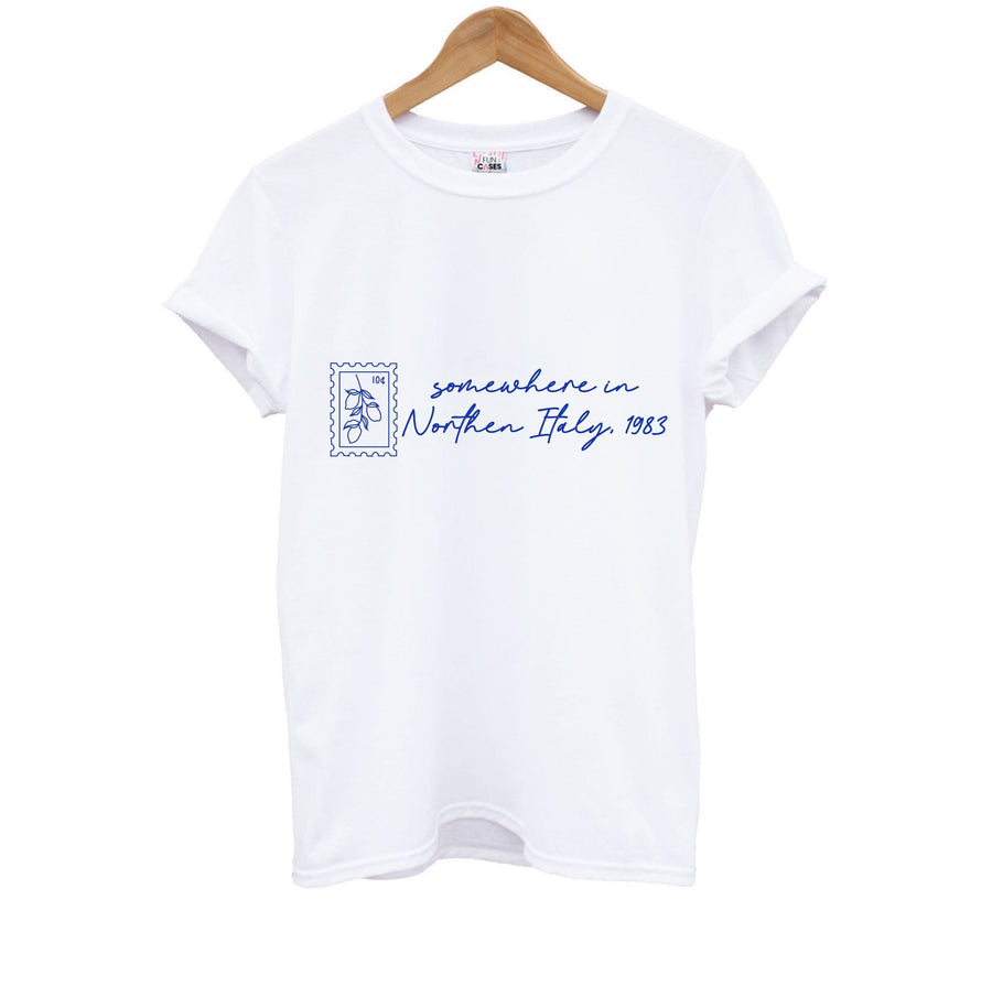Somewhere In Northen Italy - Call Me By Your Name Kids T-Shirt