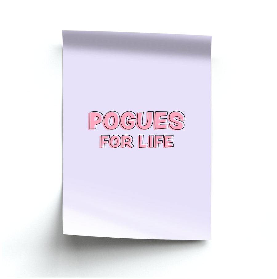 Pogues For Life - Outer Banks Poster