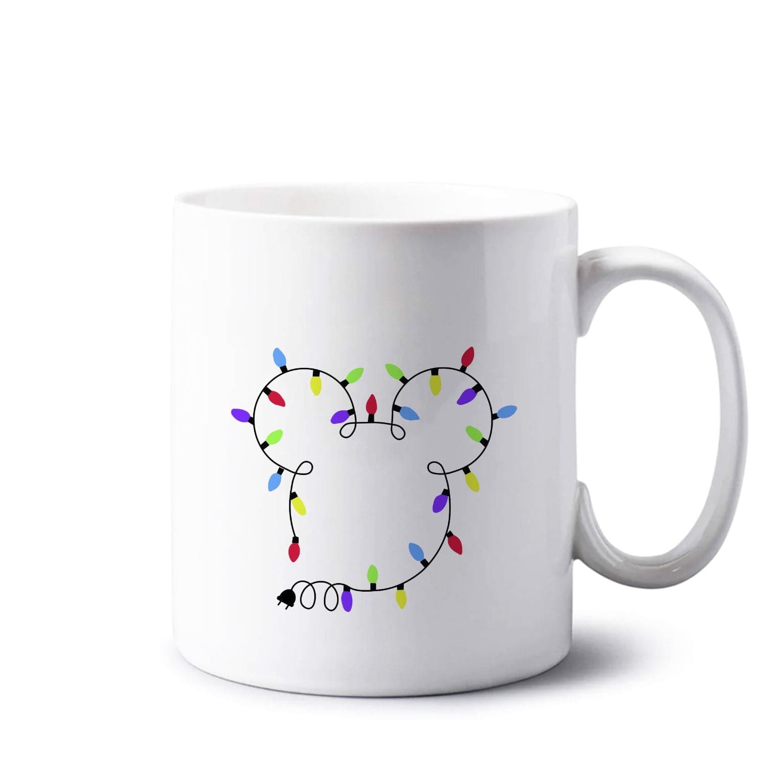 Mouse Christmas Lights Christmas Mug