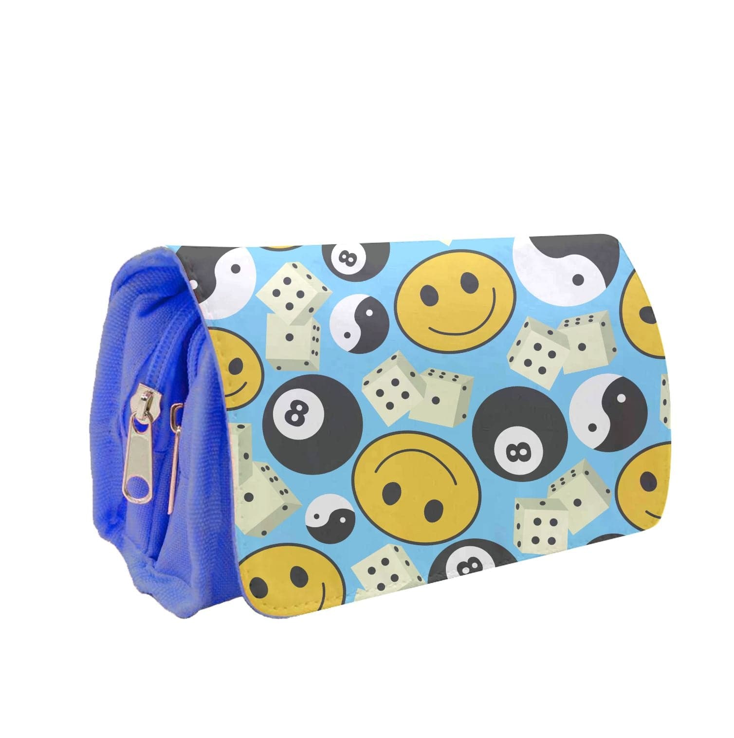 8 Ball Pattern - Skate Aesthetic  Pencil Case