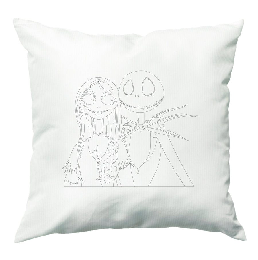Jack And Sally - The Nightmare Before Christmas Cushion
