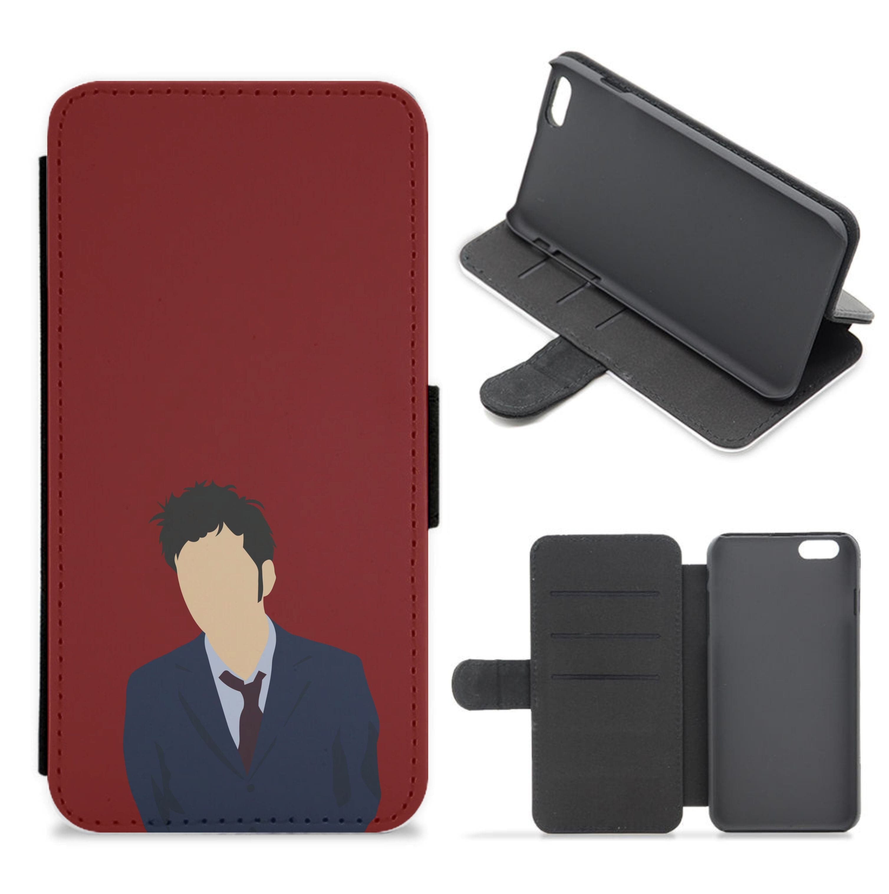 Tennant - The Doctor Flip / Wallet Phone Case