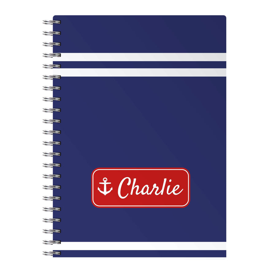 Scoops Ahoy Name Tag - Personalised Stranger Things Notebook