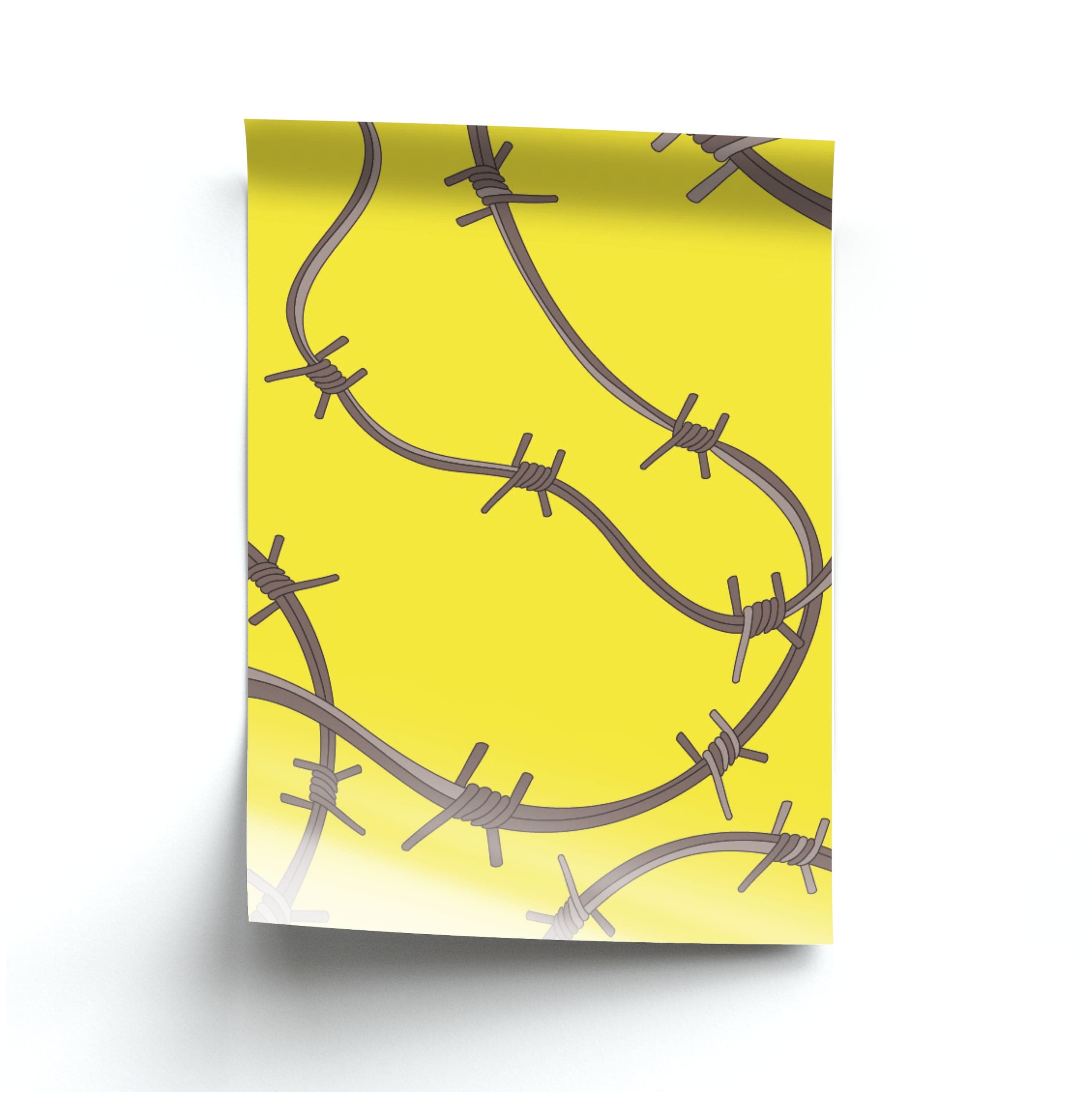 Barbed Wire - Post Poster