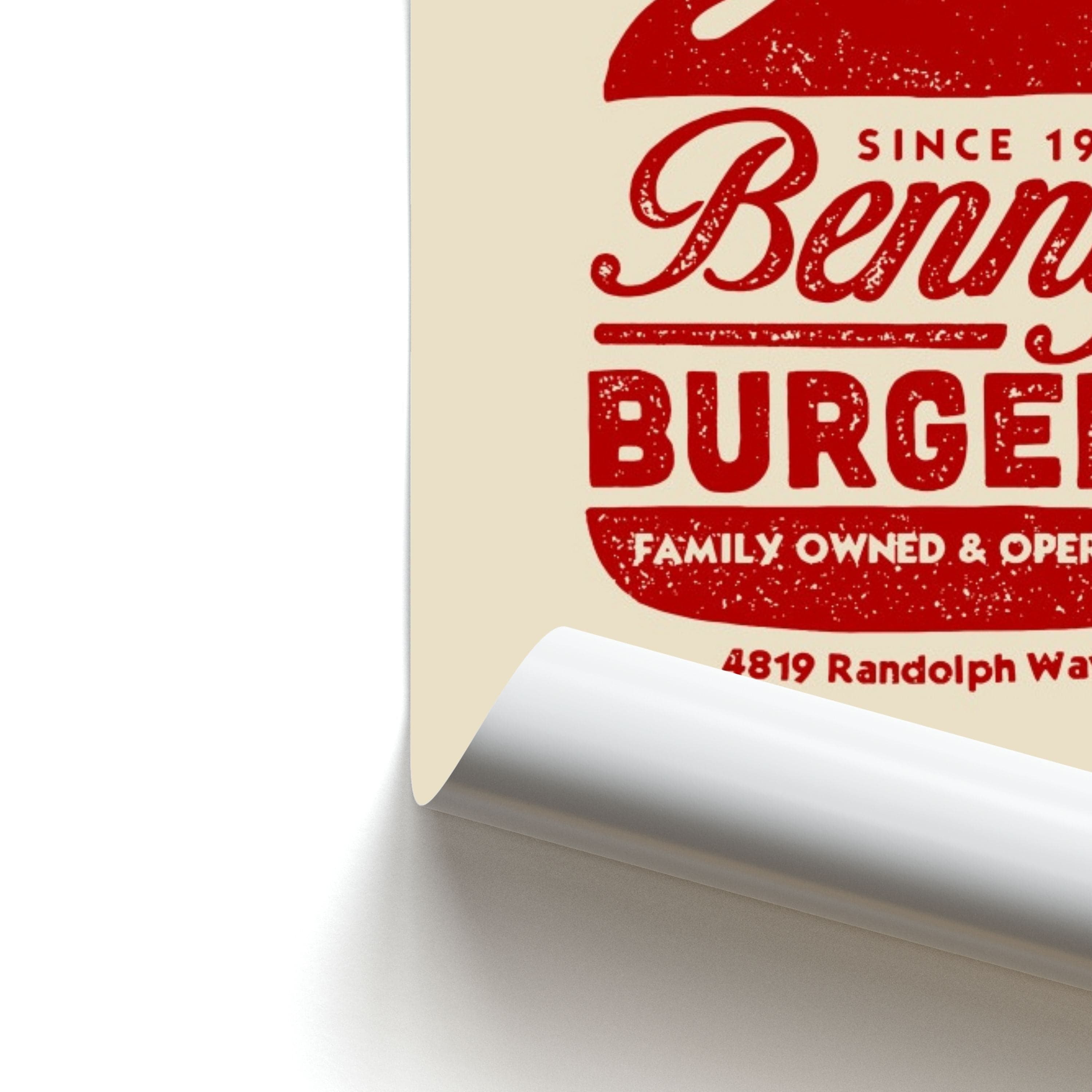 Benny's Burgers Poster