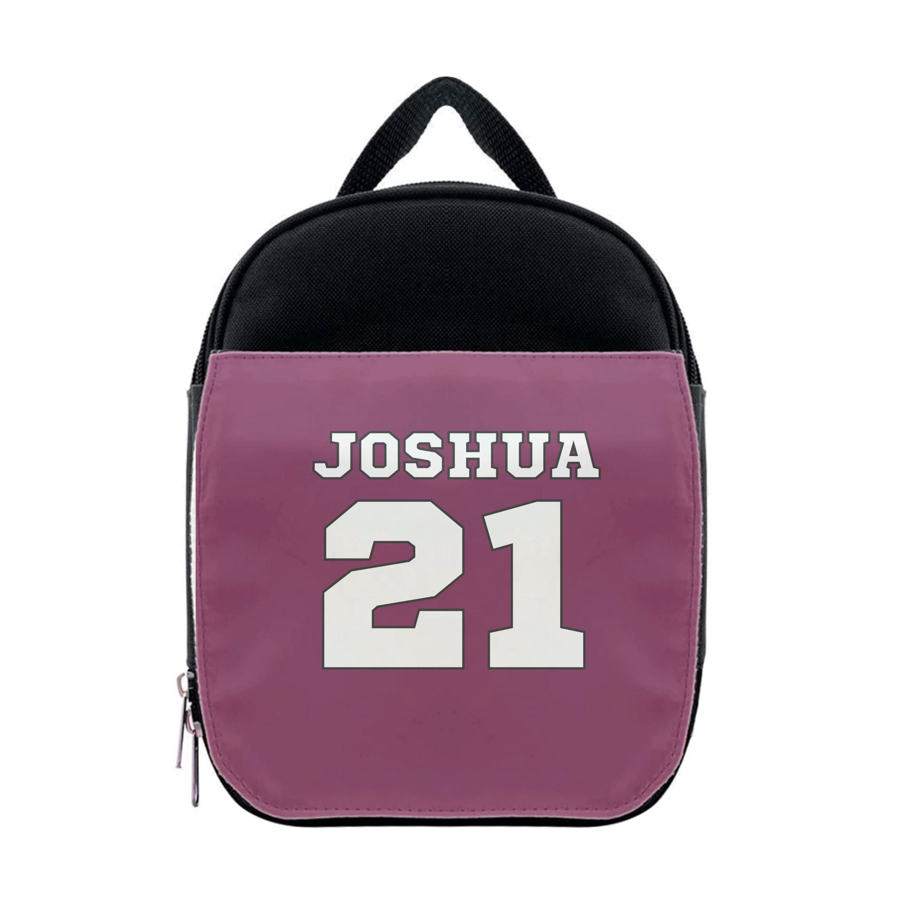 Burgundy - Personalised Football Lunchbox