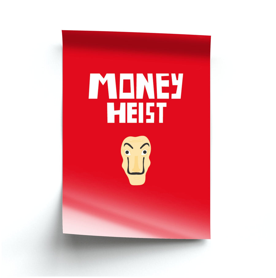 Money Heist Mask Poster