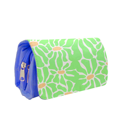 Green Flowers - Summer Pencil Case