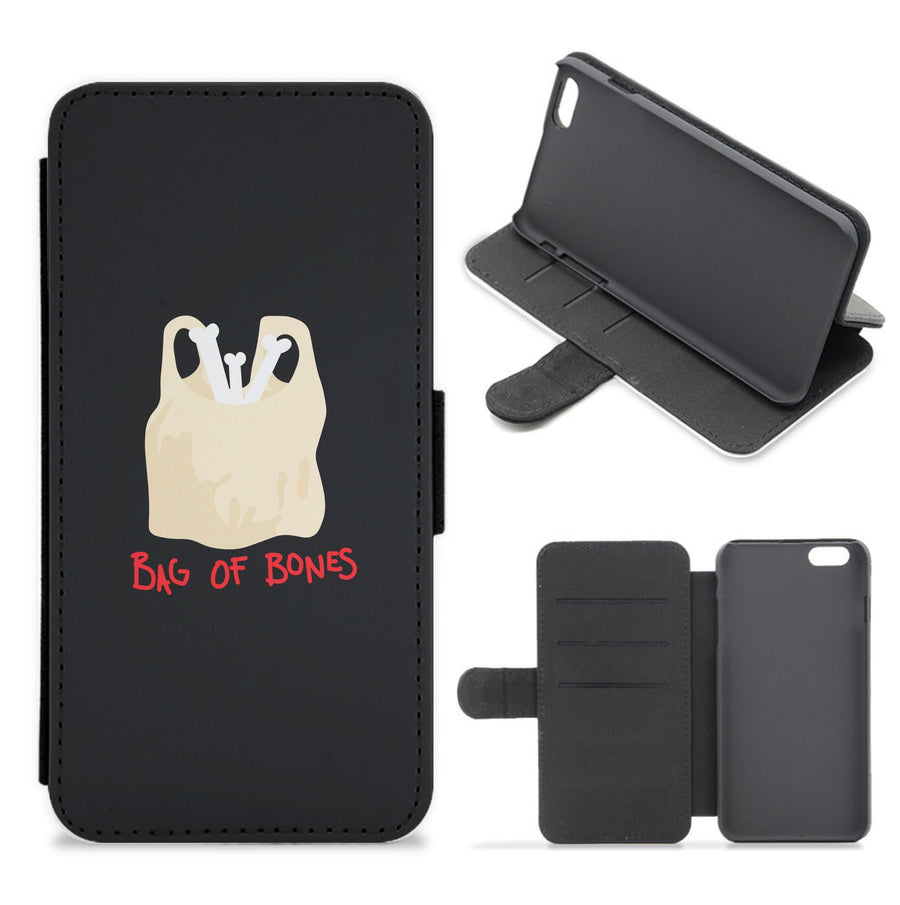 Bag Of Bones - Halloween Flip / Wallet Phone Case