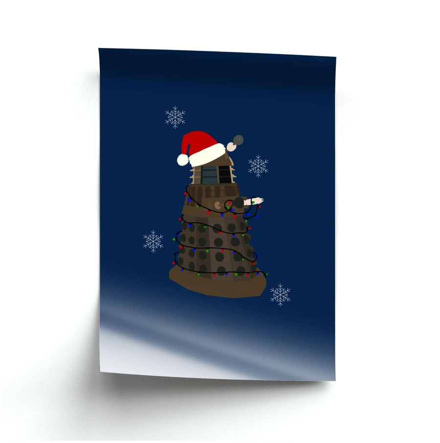 Christmas Dalek - Doctor Who Poster
