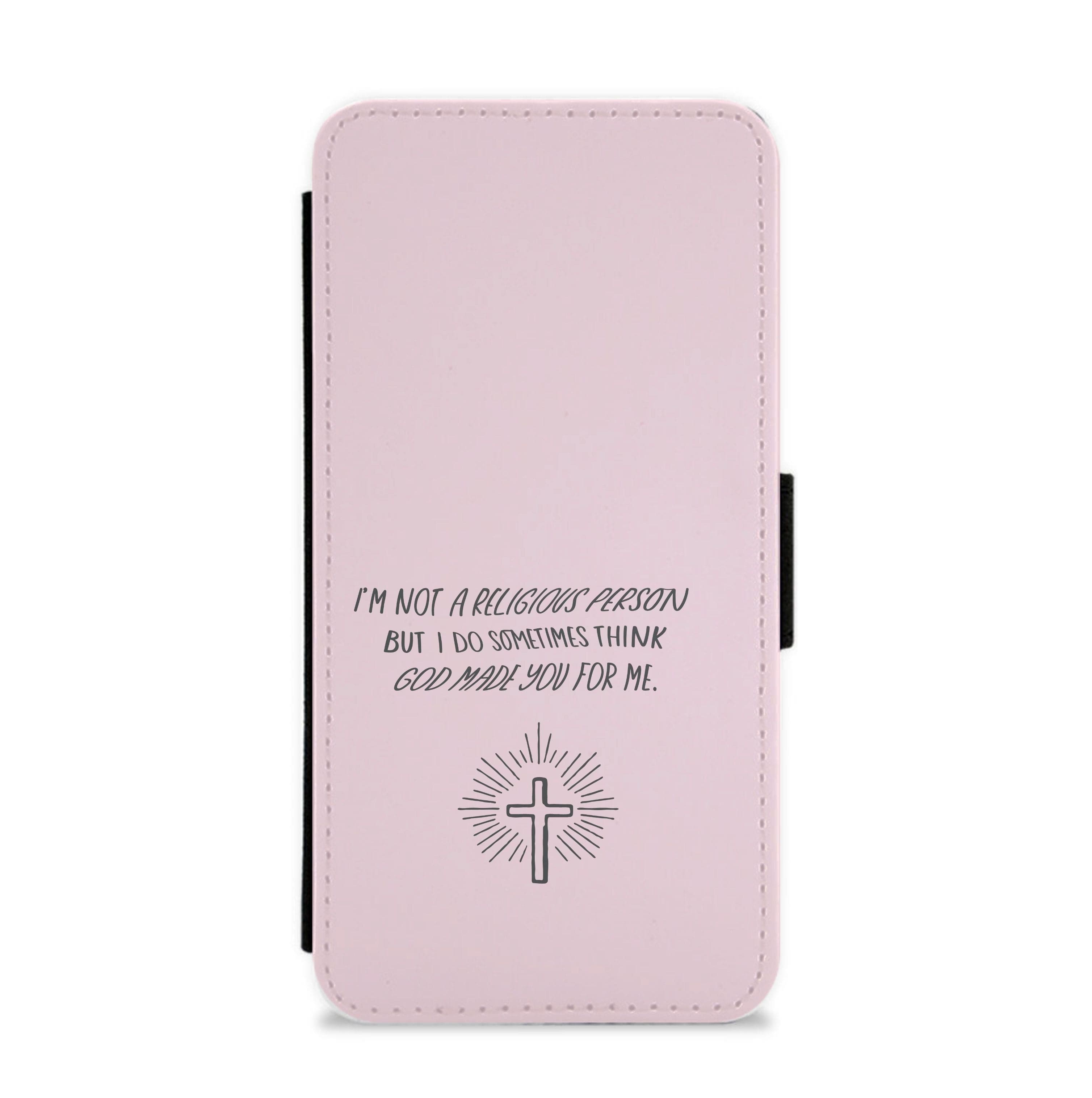 I'm Not A Religious Person Flip / Wallet Phone Case