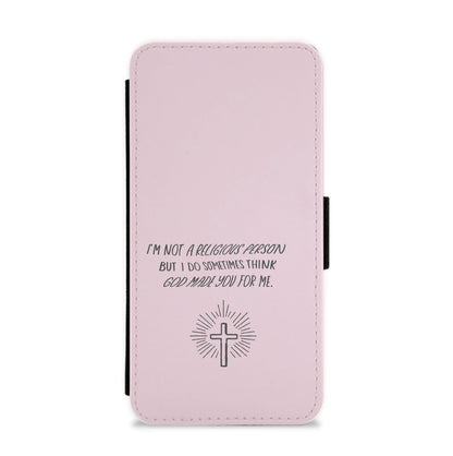 I'm Not A Religious Person Flip / Wallet Phone Case