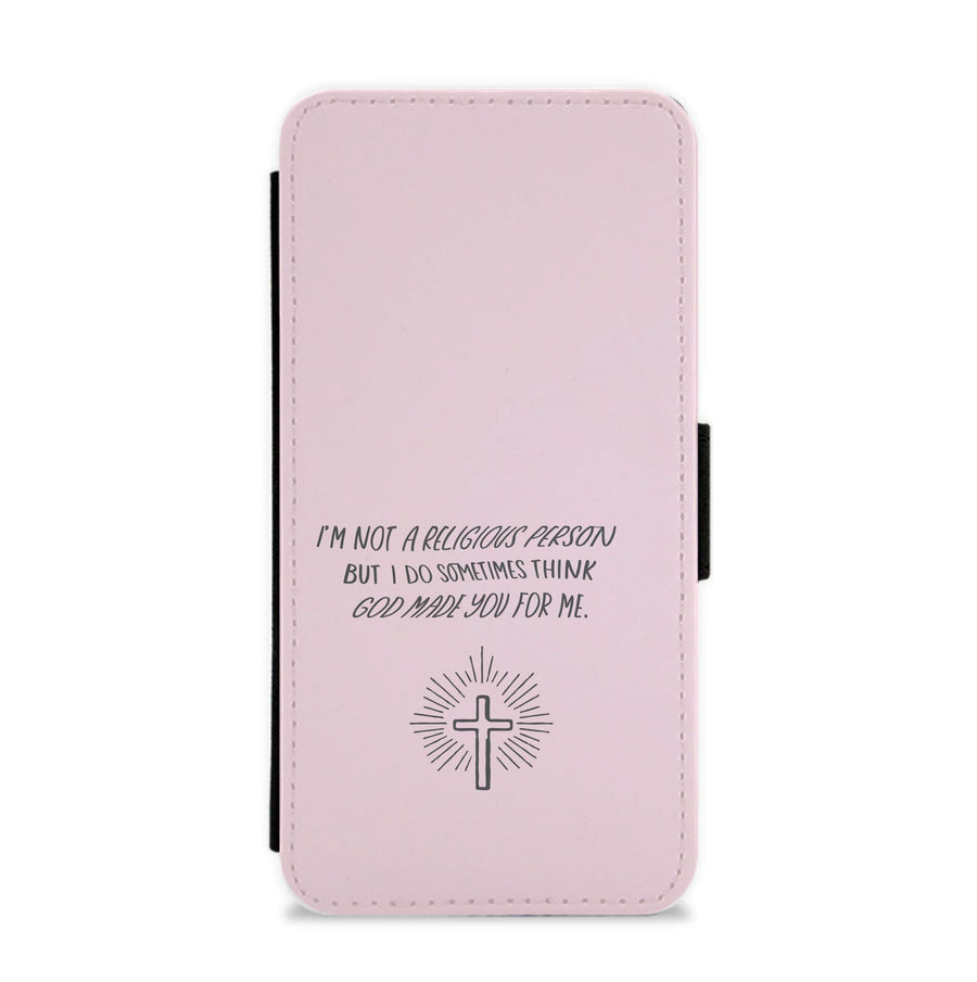 I'm Not A Religious Person - Normal People Flip / Wallet Phone Case