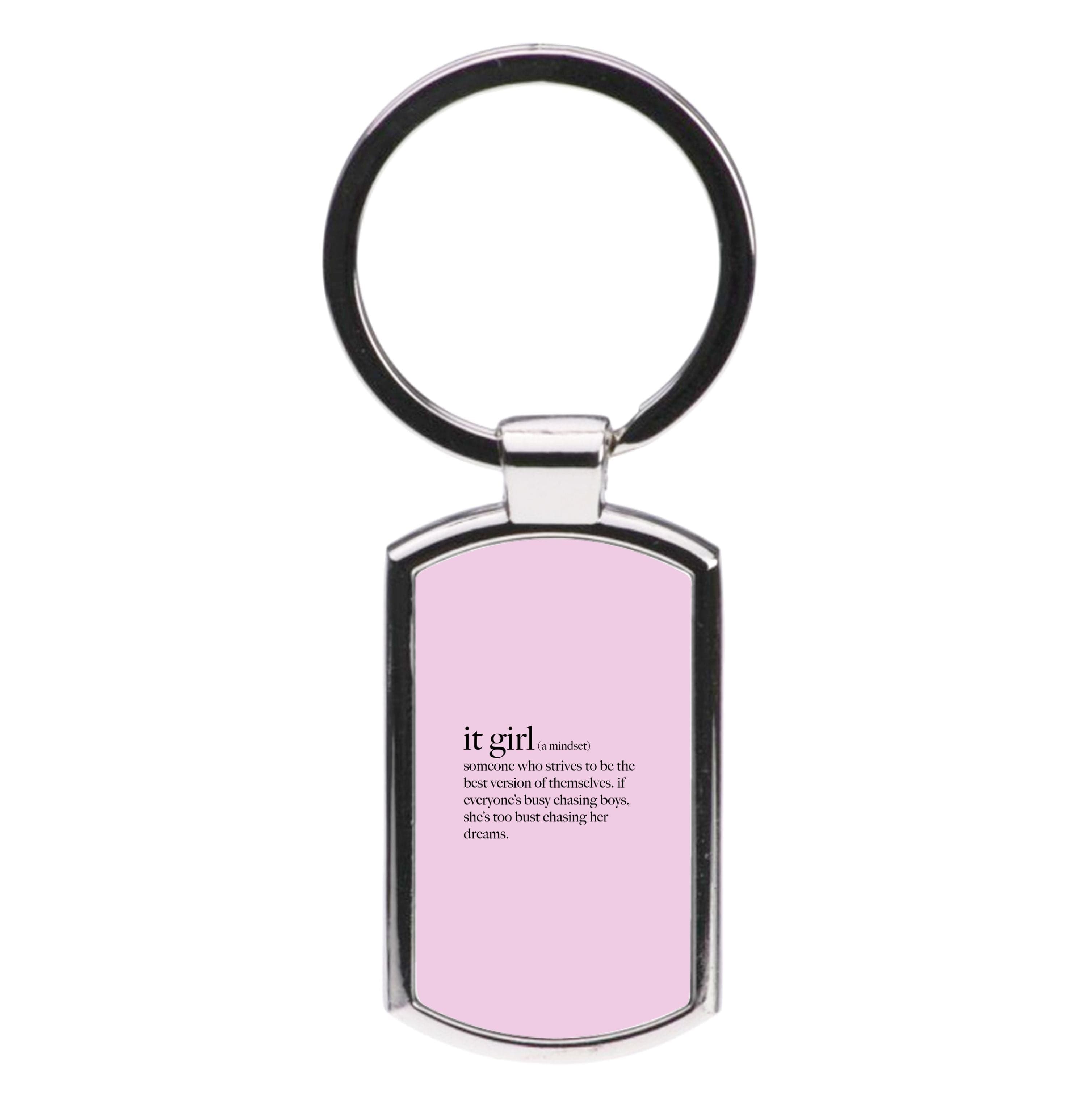 It Girl - Clean Girl Aesthetic Luxury Keyring