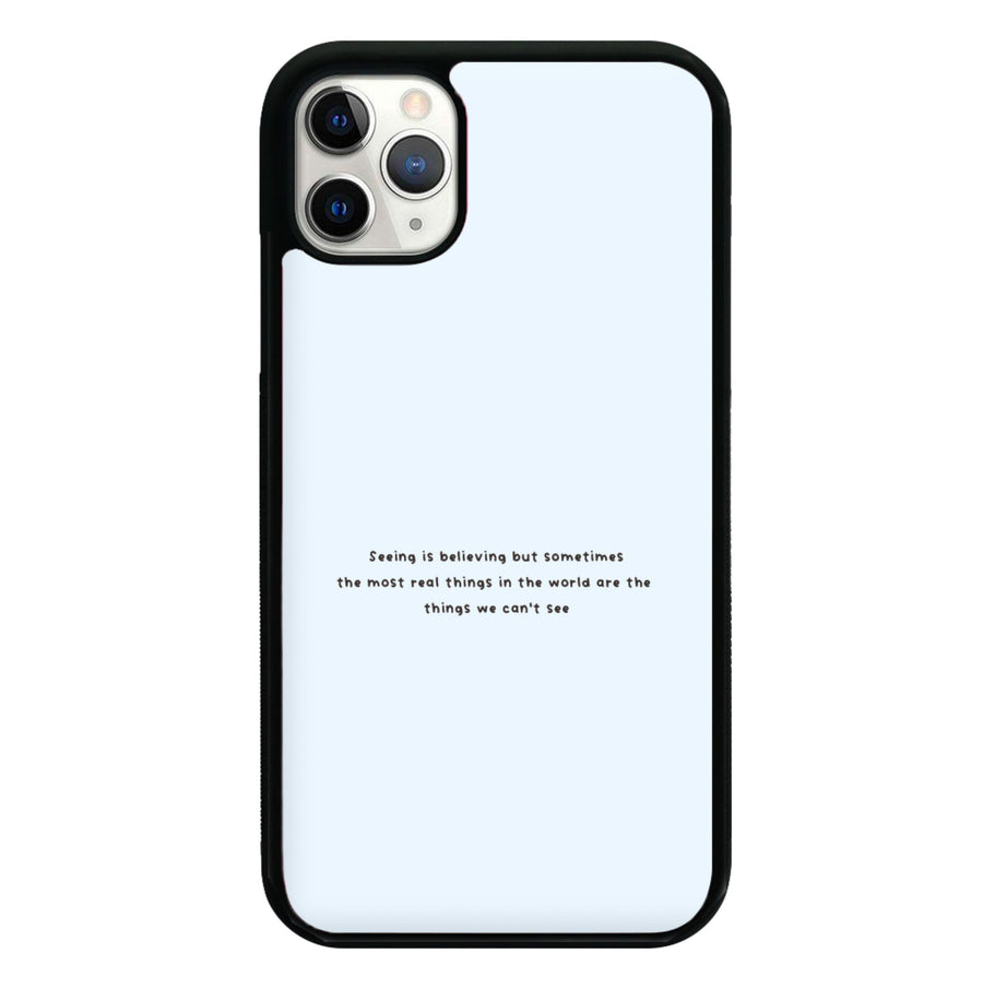 Seeing Is Believing - Polar Express Phone Case