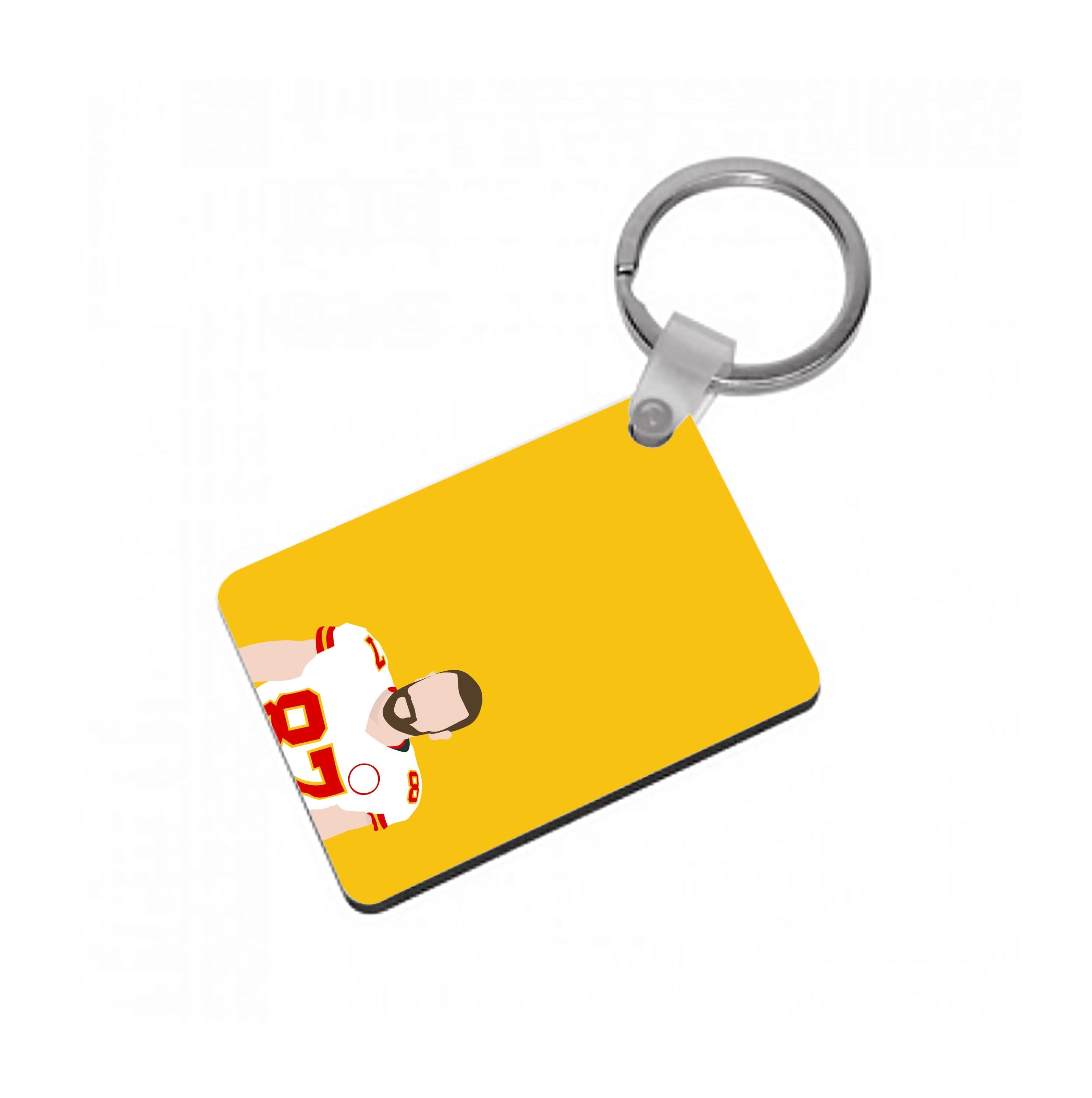 Yellow Travis Keyring