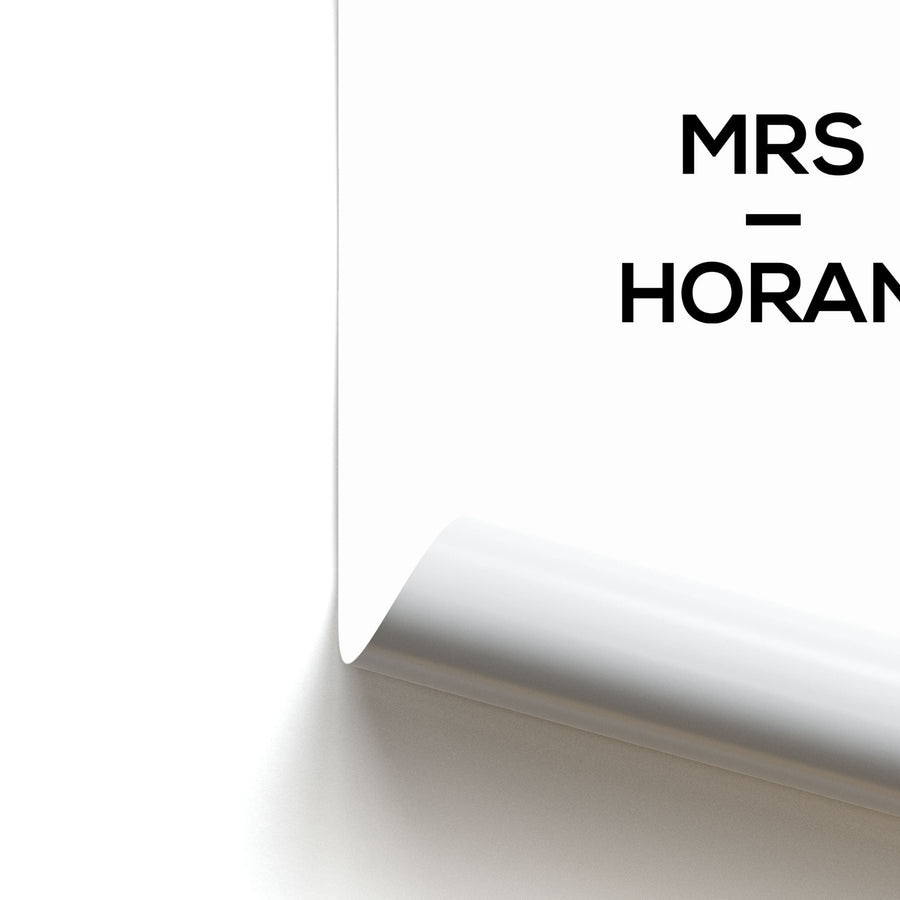 Mrs Horan - Niall Horan Poster