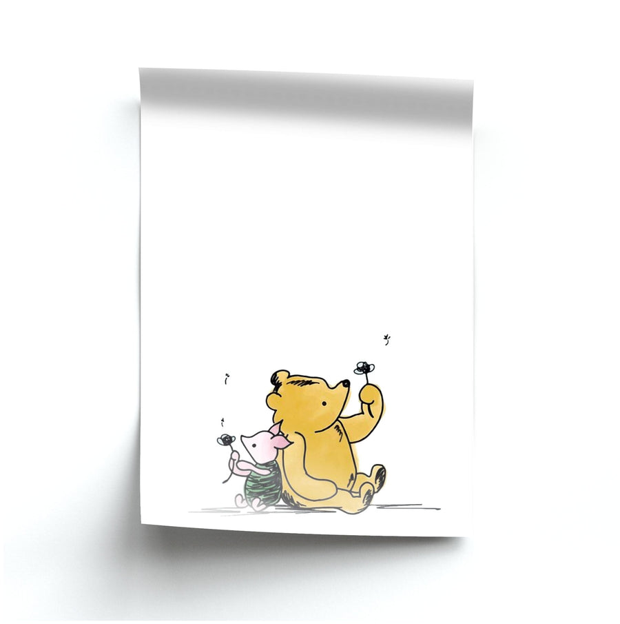 Winnie The Pooh & Piglet - Disney Poster