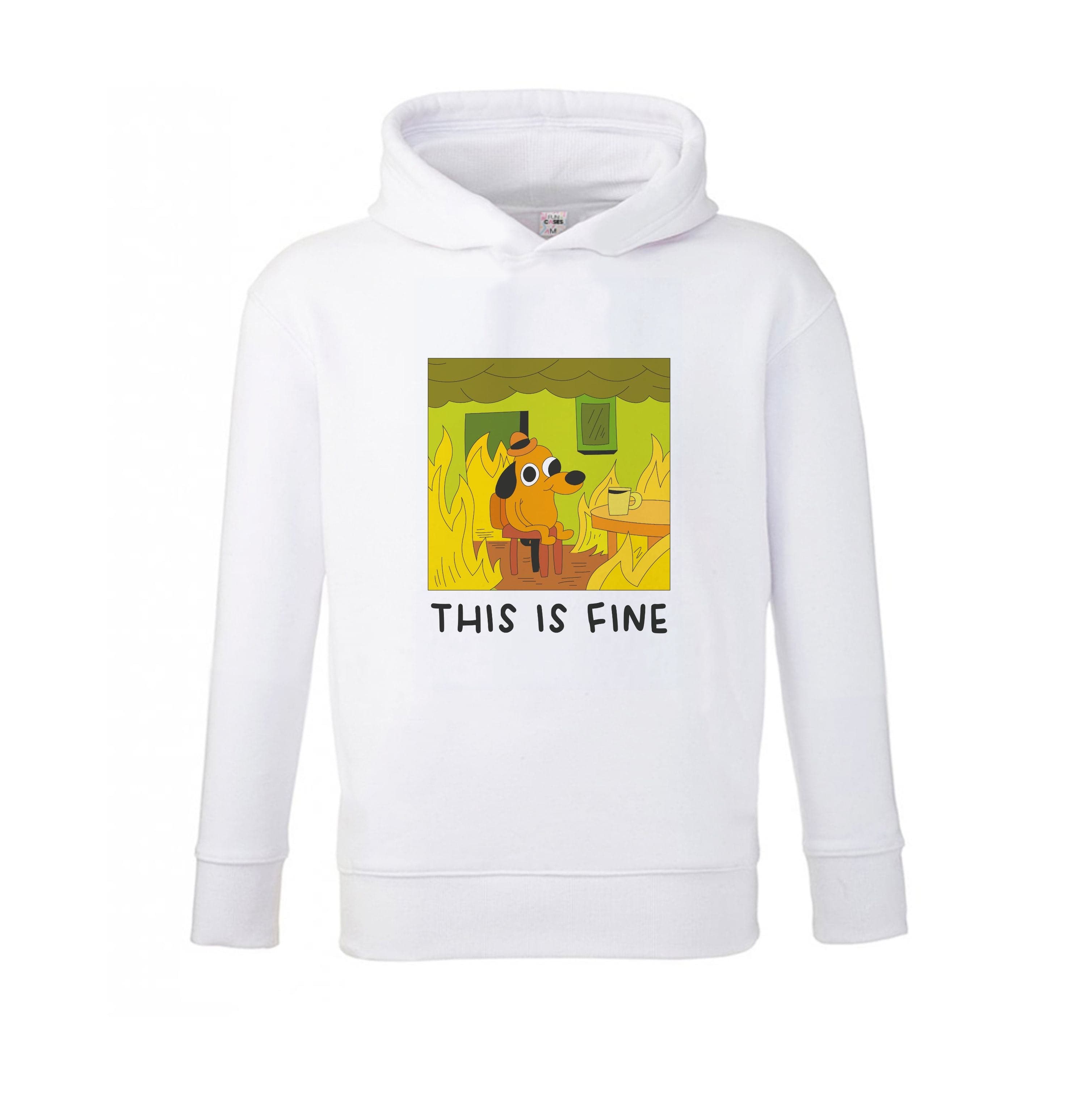 This Is Fine - Memes Kids Hoodie