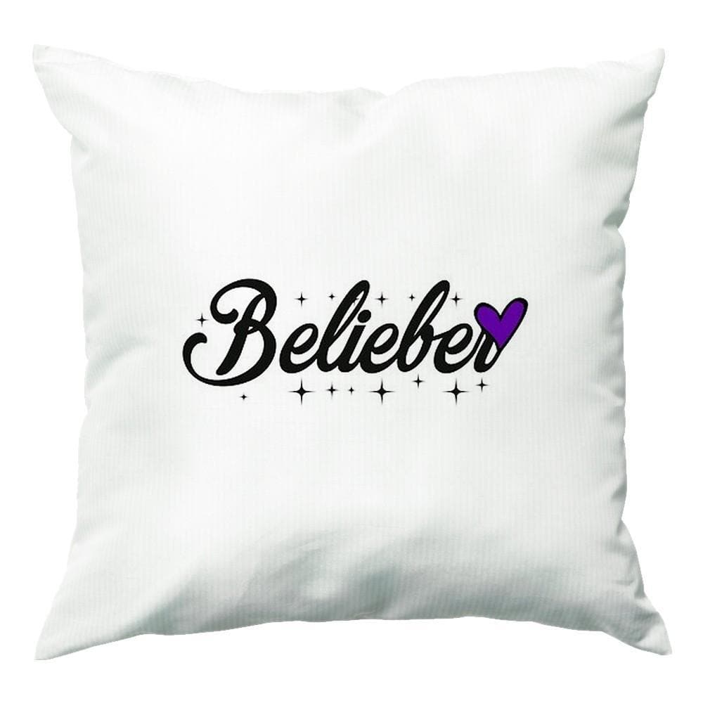 Belieber Signature - Justin Bieber Cushion