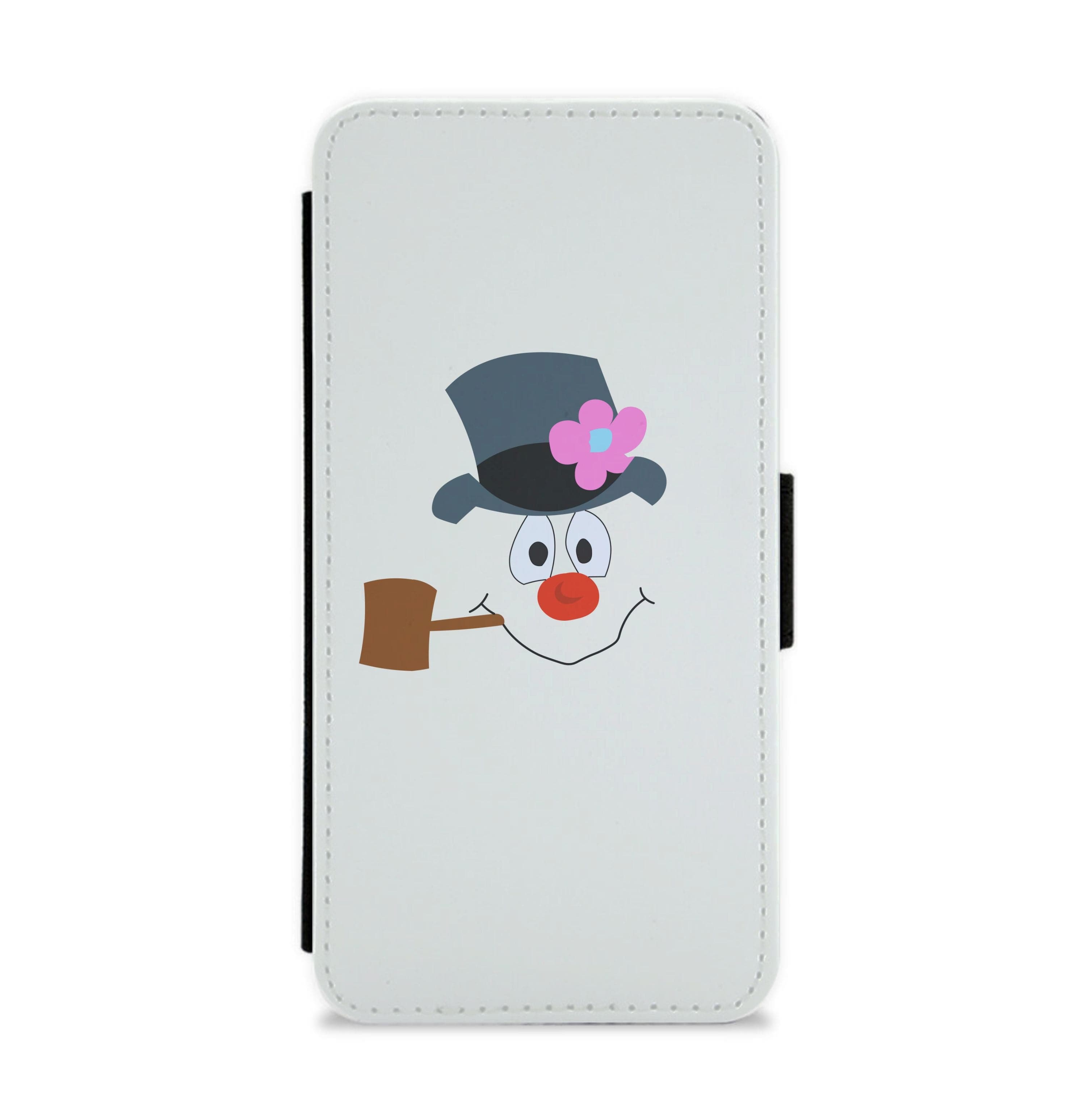 Pipe - Snowman Flip / Wallet Phone Case