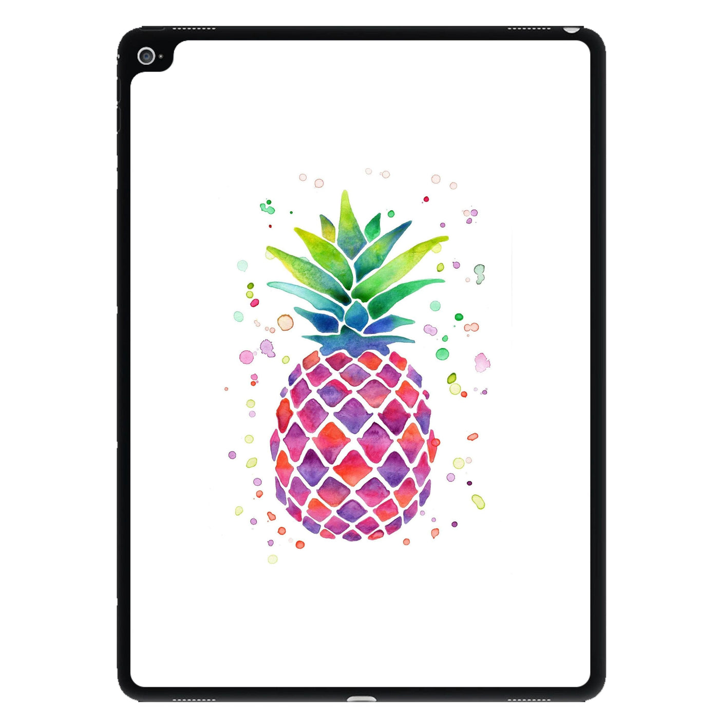 Watercolour Pineapple iPad Case