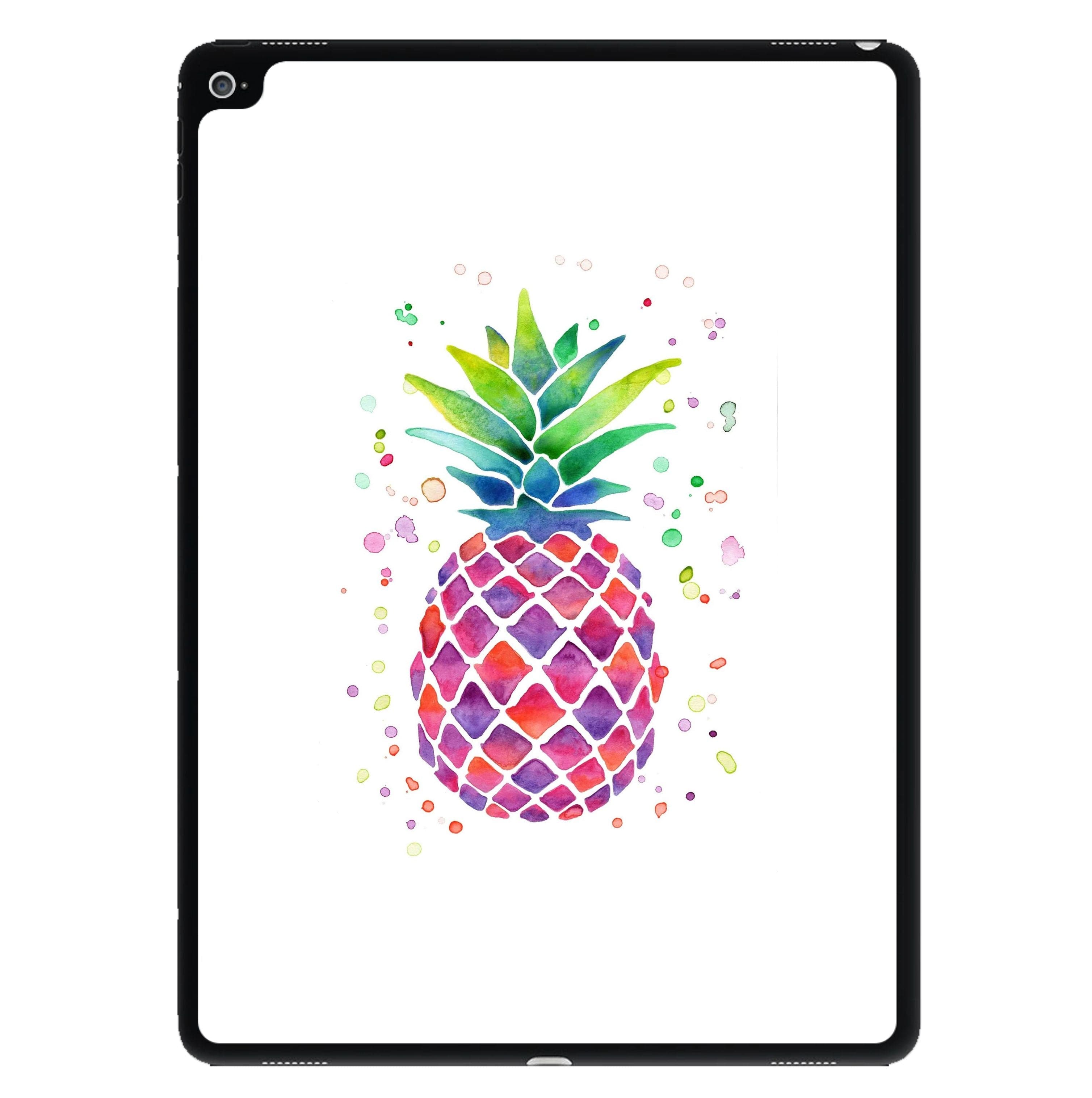 Watercolour Pineapple iPad Case