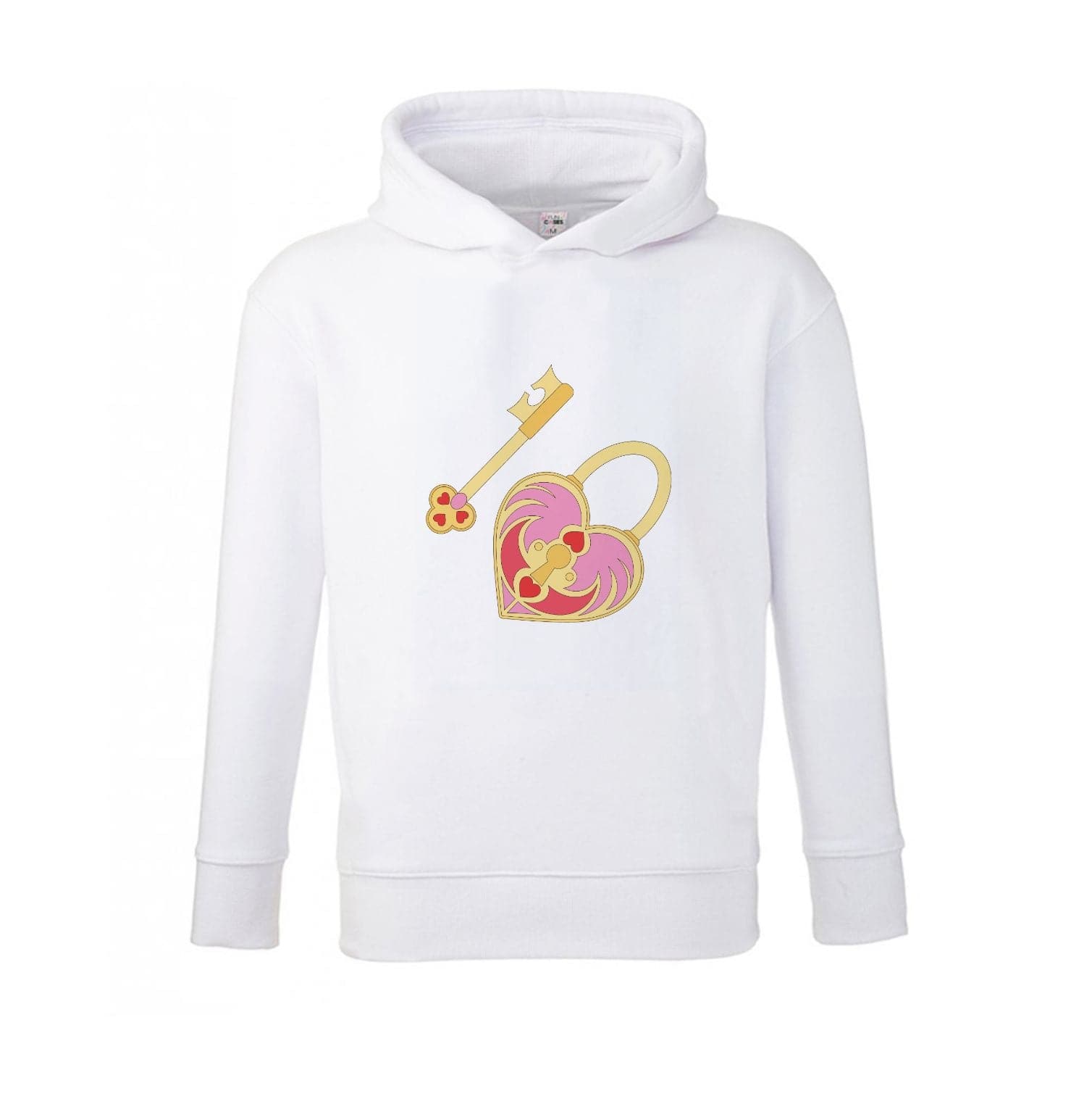 Pink Locket And Key - Valentine's Day Kids Hoodie