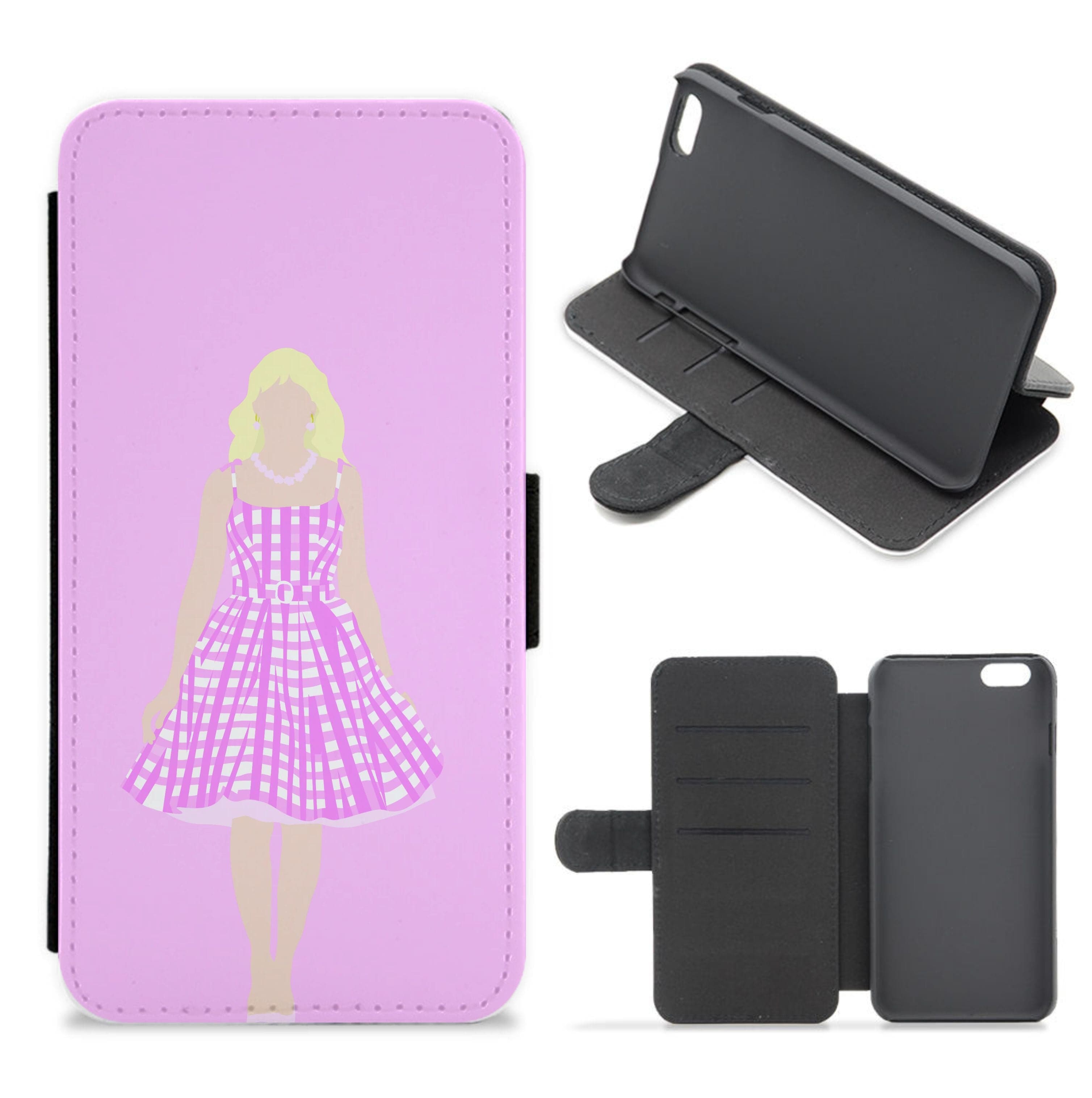 Pink Dress - Margot Flip / Wallet Phone Case