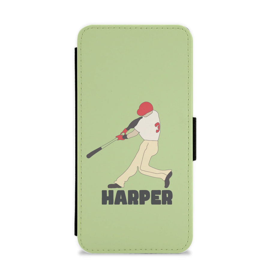 Bryce Harper - Baseball Flip / Wallet Phone Case