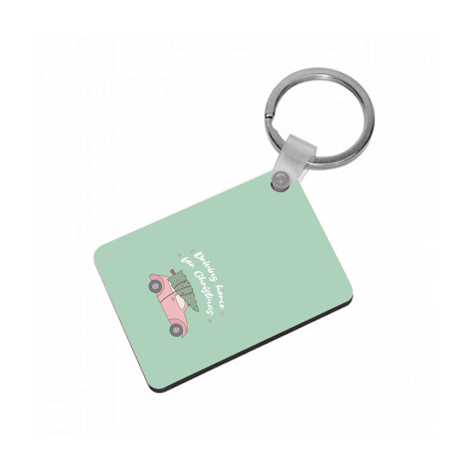 Driving Home For Christmas - Christmas Songs Keyring