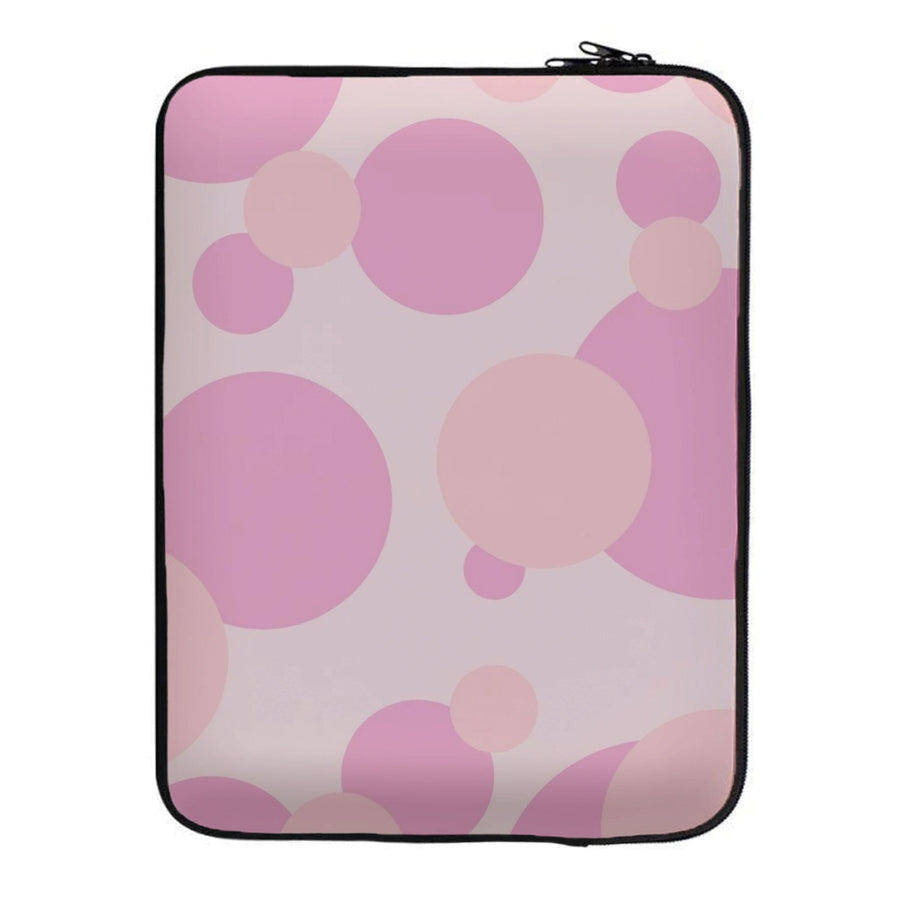 Pink Bubble Pattern  Laptop Sleeve