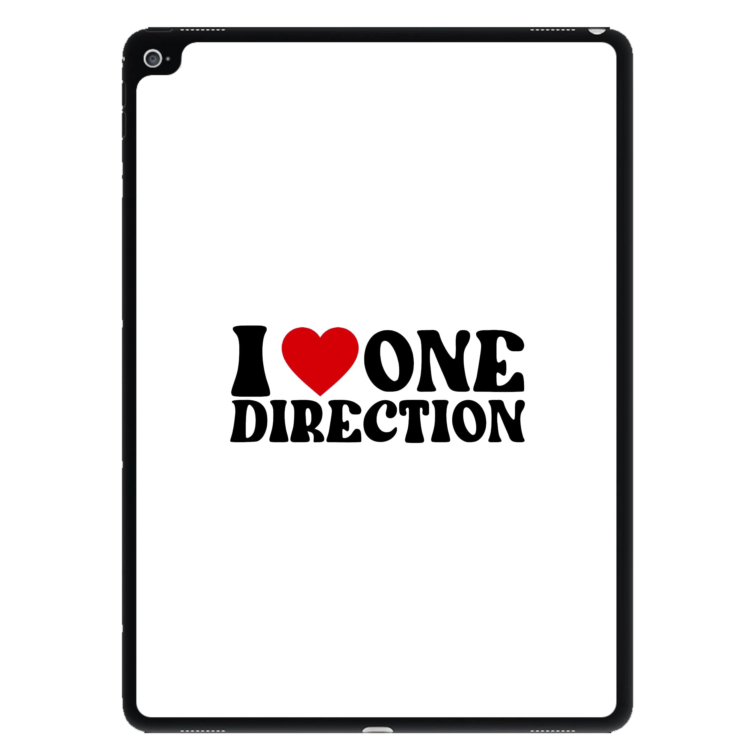 I Love Direction iPad Case