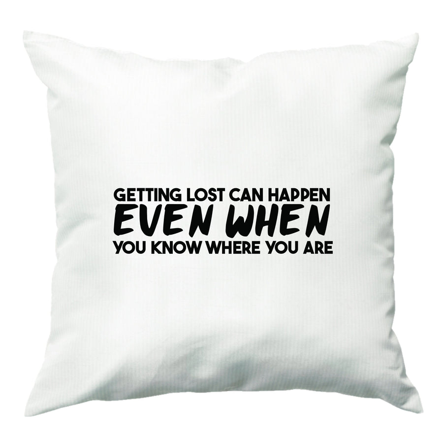 Getting Lost Can Happen - Shadow And Bone Cushion