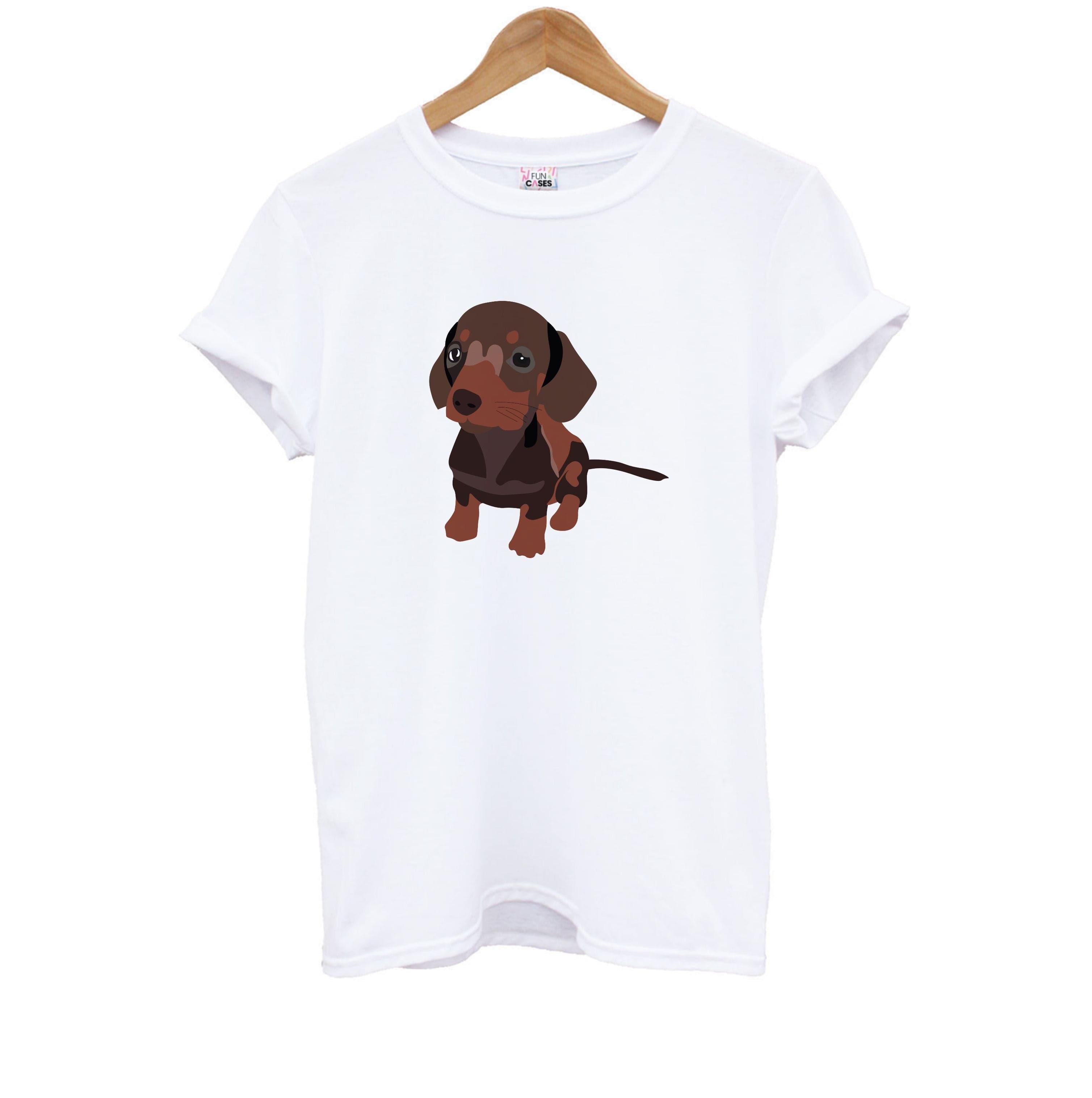 Brown - Dachshunds Kids T-Shirt