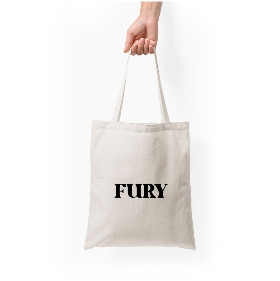 Red Fury - Tommy Fury Tote Bag