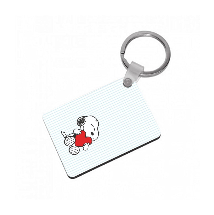 Snoopy - Valentine's Day Keyring