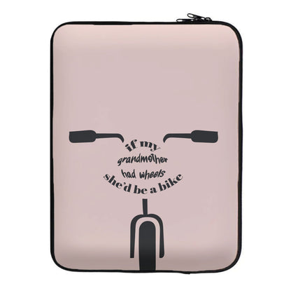 If My Grandmother Had Wheels - British Pop Culture Laptop Sleeve