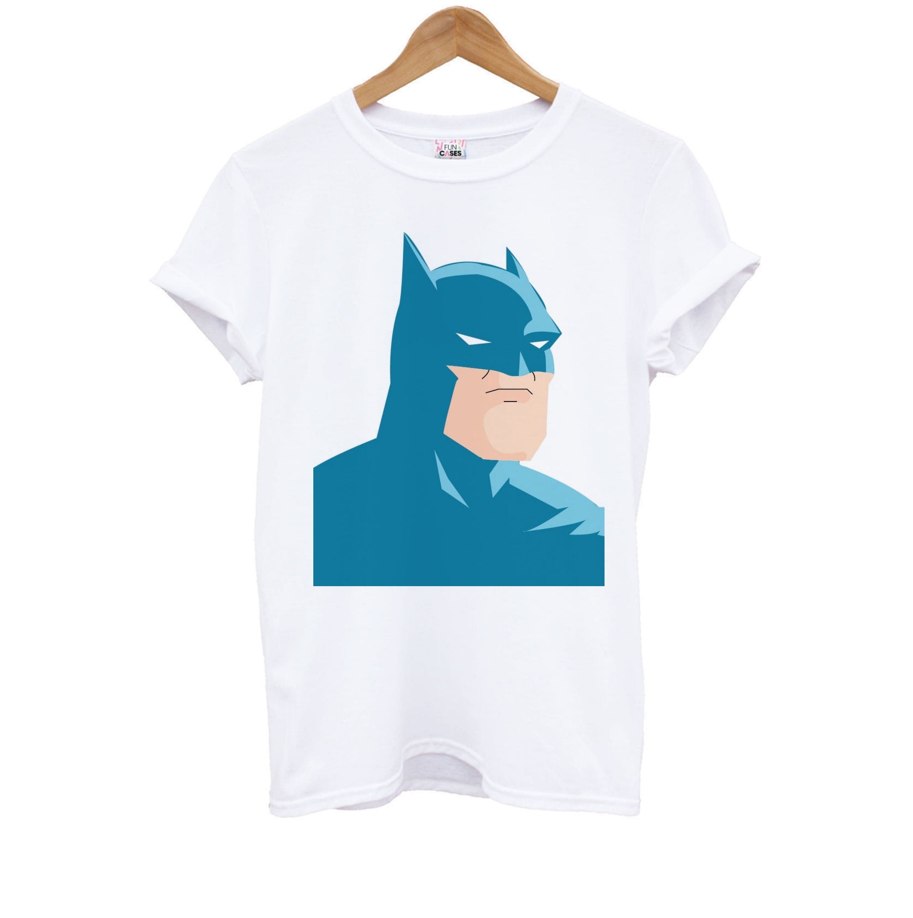 Blue Bat Superhero Kids T-Shirt