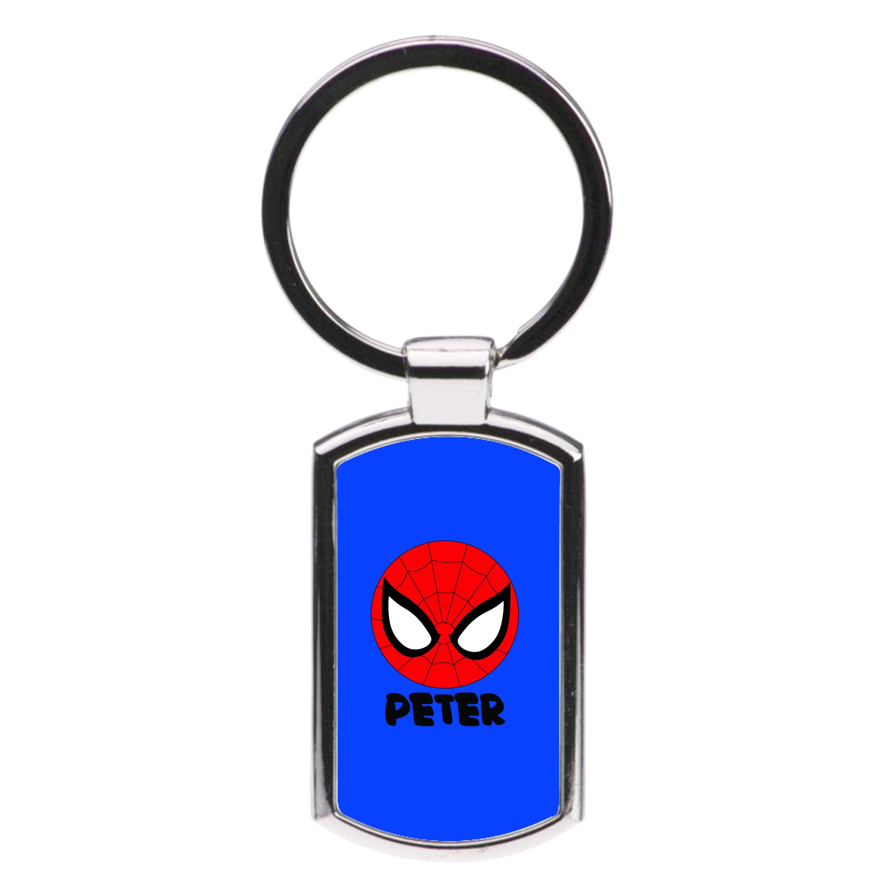 SpiderMan - Personalised Superhero Comic Luxury Keyring