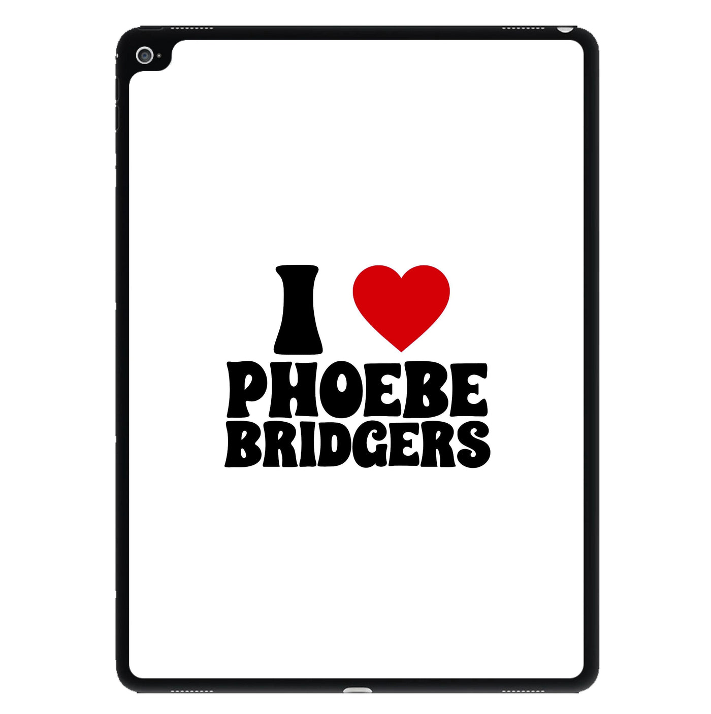 I Love Phoebe Bridgers iPad Case