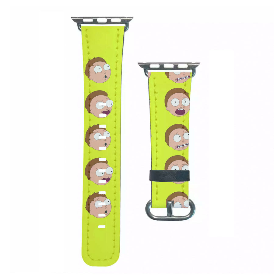 Morty Pattern - Rick And Morty Apple Watch Strap