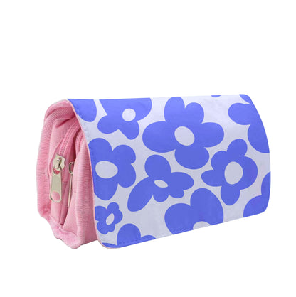 Blue Flowers - Trippy Patterns Pencil Case