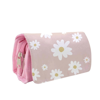 Spring Daisy Pattern Pencil Case