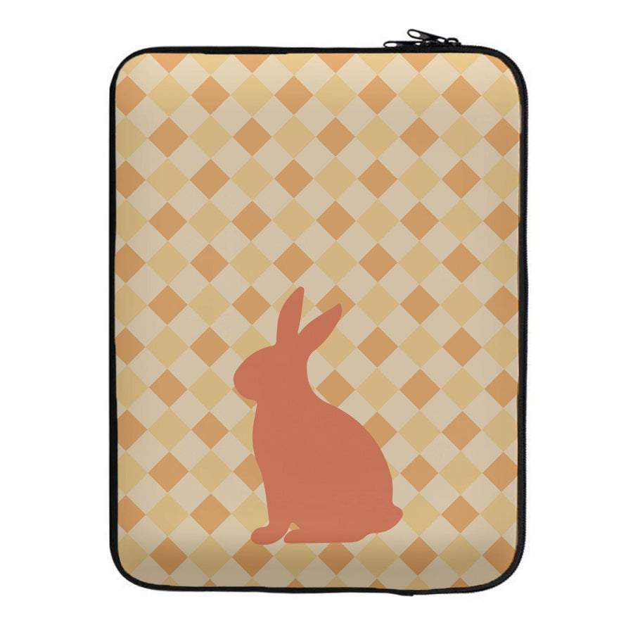 Orange Rabbit - Easter Patterns Laptop Sleeve